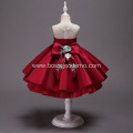 Scalloped newst baby flower girl ball gown dresses for girls flower